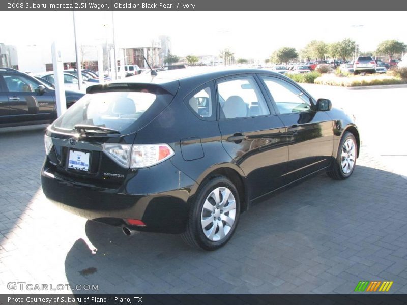 Obsidian Black Pearl / Ivory 2008 Subaru Impreza 2.5i Wagon