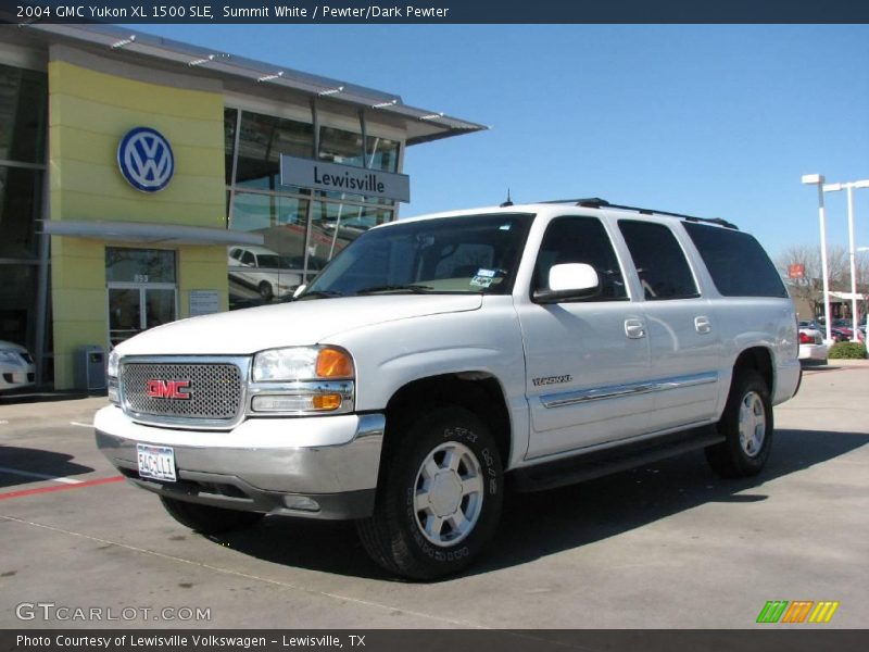 Summit White / Pewter/Dark Pewter 2004 GMC Yukon XL 1500 SLE
