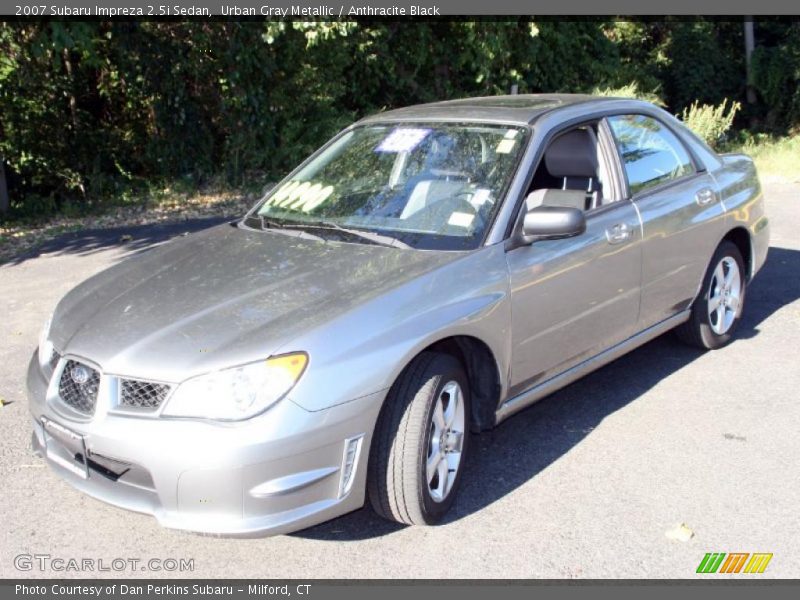 Urban Gray Metallic / Anthracite Black 2007 Subaru Impreza 2.5i Sedan