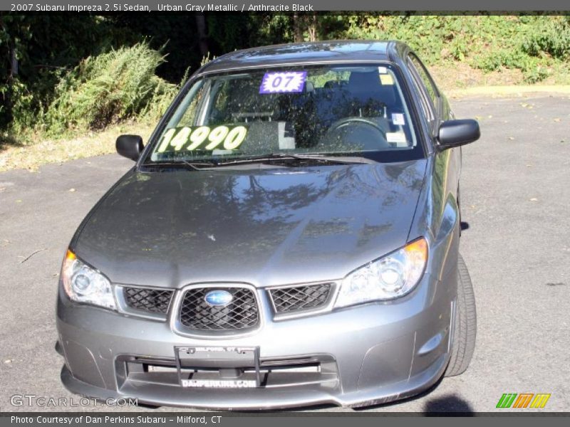 Urban Gray Metallic / Anthracite Black 2007 Subaru Impreza 2.5i Sedan