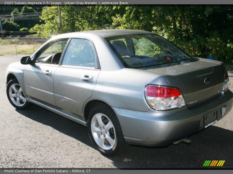 Urban Gray Metallic / Anthracite Black 2007 Subaru Impreza 2.5i Sedan