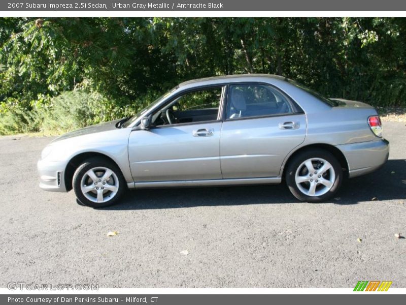 Urban Gray Metallic / Anthracite Black 2007 Subaru Impreza 2.5i Sedan