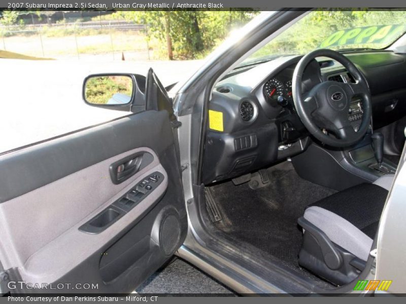 Urban Gray Metallic / Anthracite Black 2007 Subaru Impreza 2.5i Sedan
