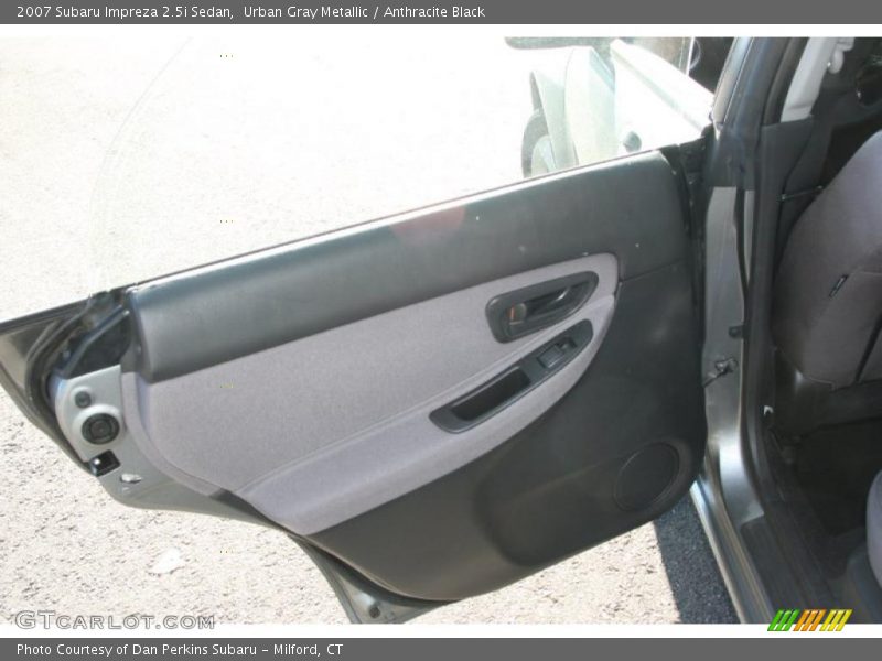 Urban Gray Metallic / Anthracite Black 2007 Subaru Impreza 2.5i Sedan