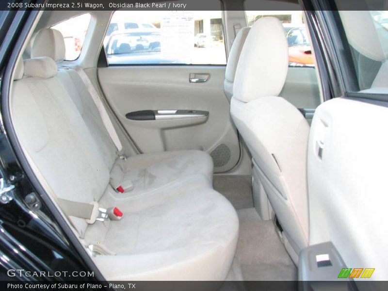 Obsidian Black Pearl / Ivory 2008 Subaru Impreza 2.5i Wagon