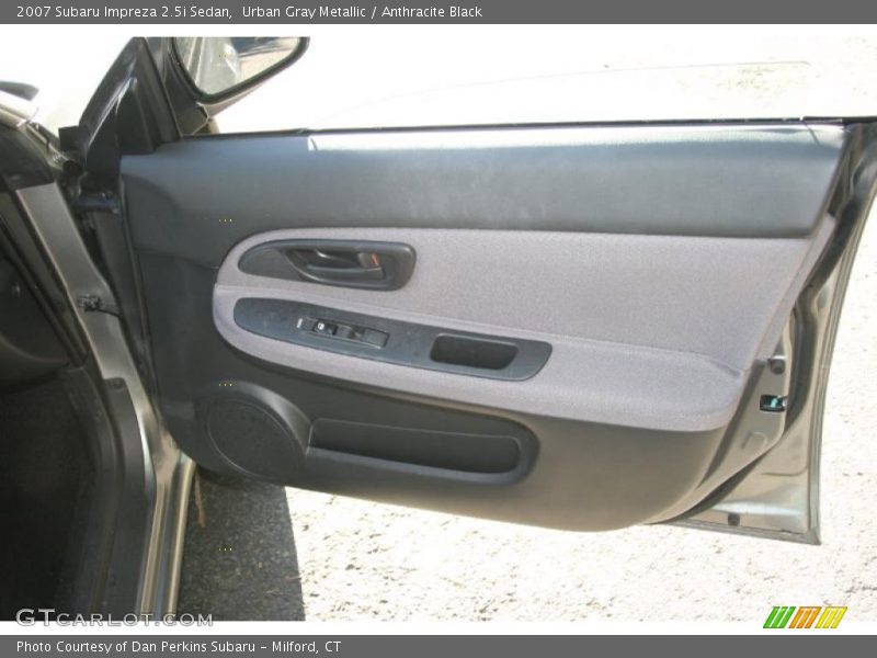 Urban Gray Metallic / Anthracite Black 2007 Subaru Impreza 2.5i Sedan