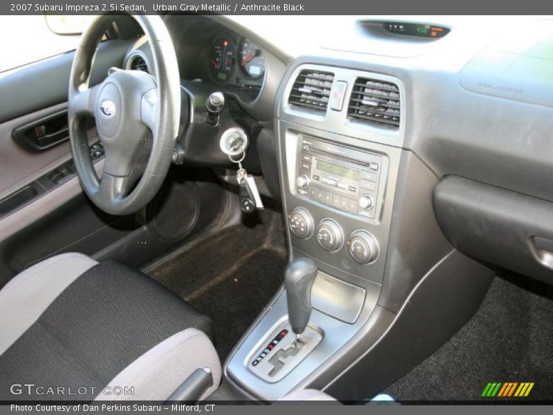 Urban Gray Metallic / Anthracite Black 2007 Subaru Impreza 2.5i Sedan