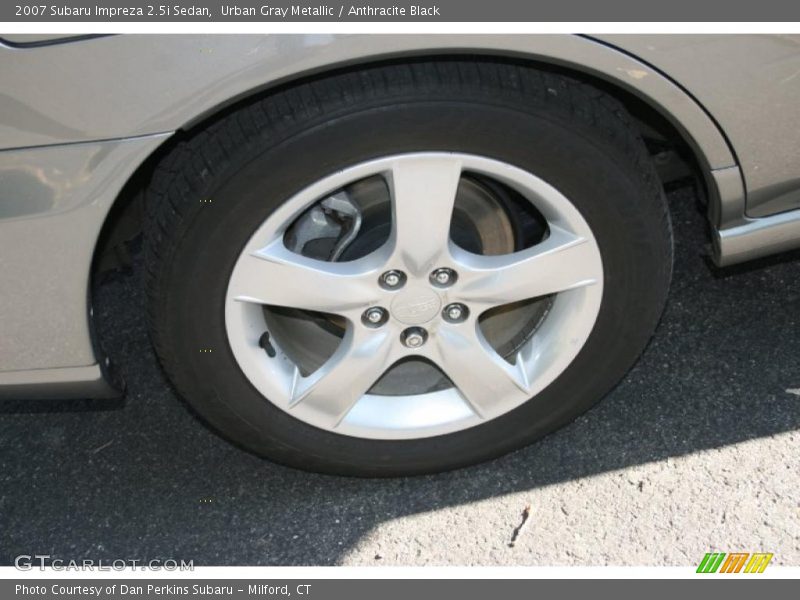 Urban Gray Metallic / Anthracite Black 2007 Subaru Impreza 2.5i Sedan