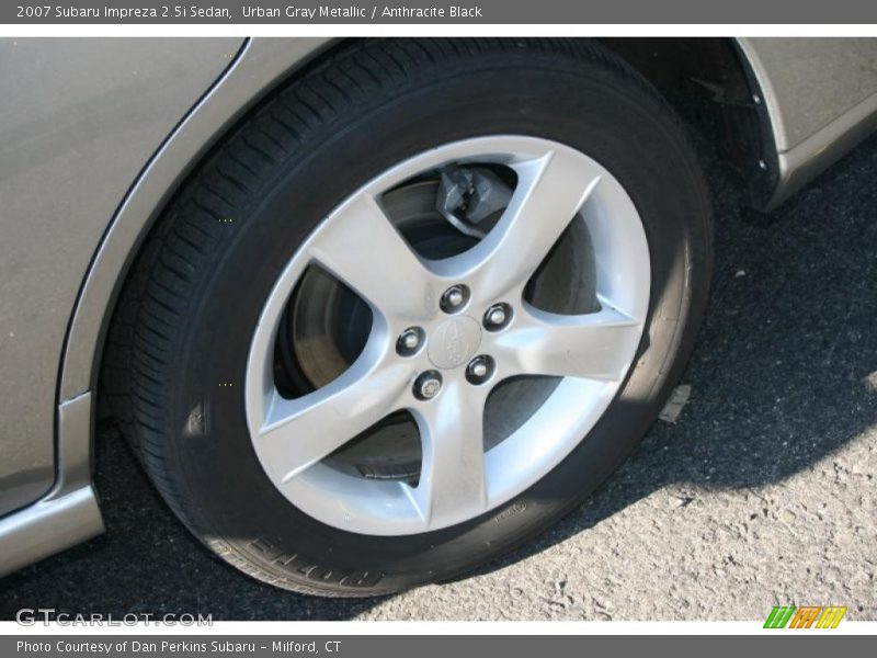 Urban Gray Metallic / Anthracite Black 2007 Subaru Impreza 2.5i Sedan