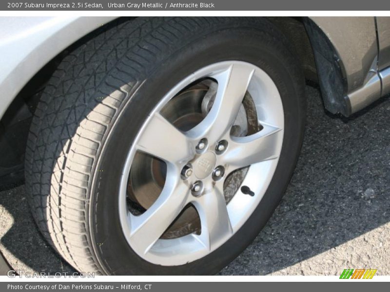 Urban Gray Metallic / Anthracite Black 2007 Subaru Impreza 2.5i Sedan