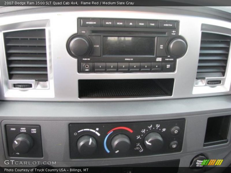 Flame Red / Medium Slate Gray 2007 Dodge Ram 3500 SLT Quad Cab 4x4