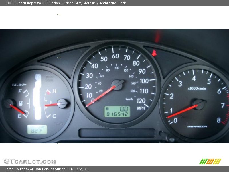 Urban Gray Metallic / Anthracite Black 2007 Subaru Impreza 2.5i Sedan