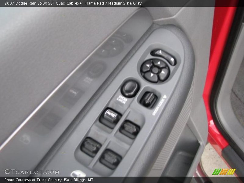 Flame Red / Medium Slate Gray 2007 Dodge Ram 3500 SLT Quad Cab 4x4