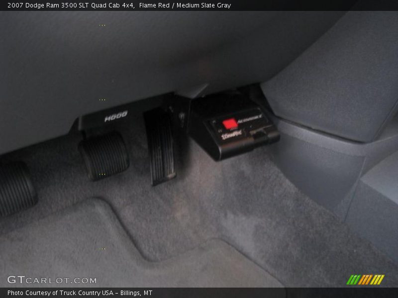 Flame Red / Medium Slate Gray 2007 Dodge Ram 3500 SLT Quad Cab 4x4
