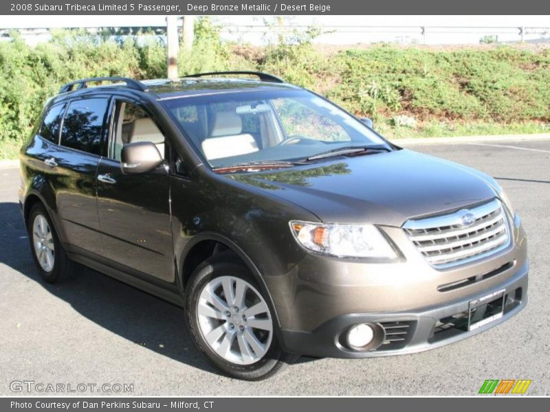 Deep Bronze Metallic / Desert Beige 2008 Subaru Tribeca Limited 5 Passenger