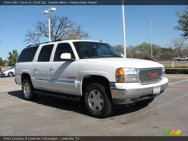 Summit White / Pewter/Dark Pewter 2004 GMC Yukon XL 1500 SLE