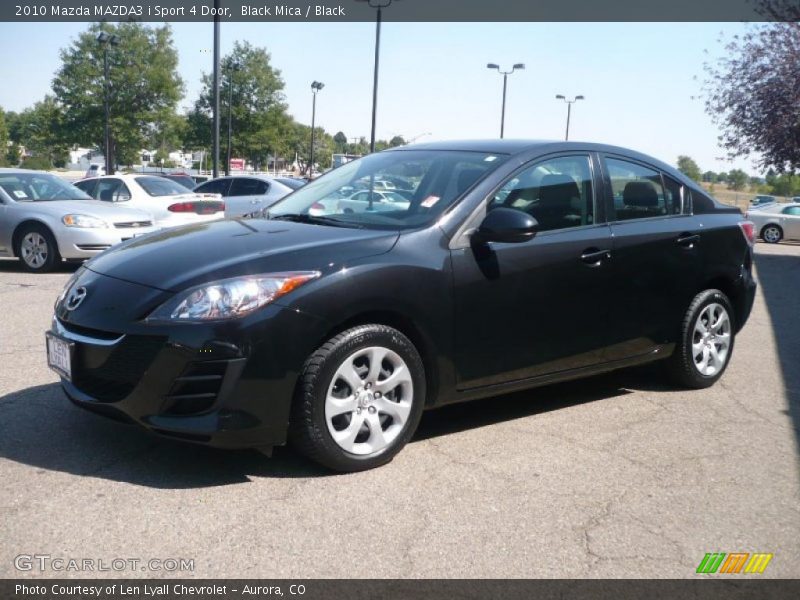 Black Mica / Black 2010 Mazda MAZDA3 i Sport 4 Door