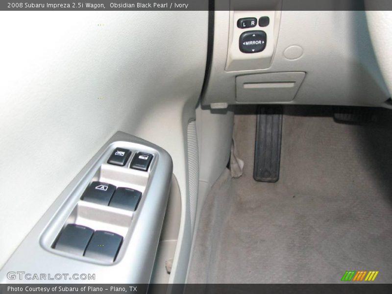 Obsidian Black Pearl / Ivory 2008 Subaru Impreza 2.5i Wagon