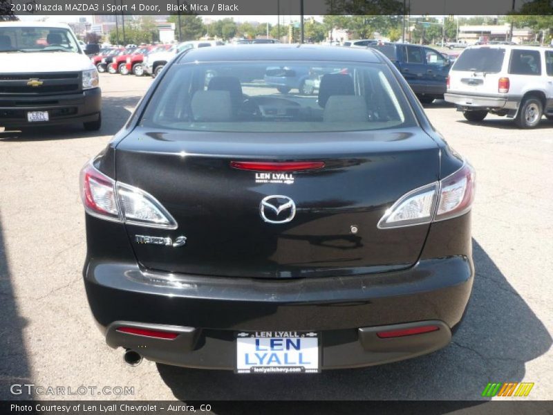 Black Mica / Black 2010 Mazda MAZDA3 i Sport 4 Door