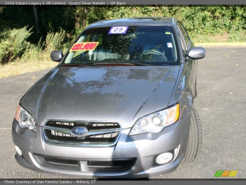 Quartz Silver Metallic / Off Black 2009 Subaru Legacy 3.0R Limited