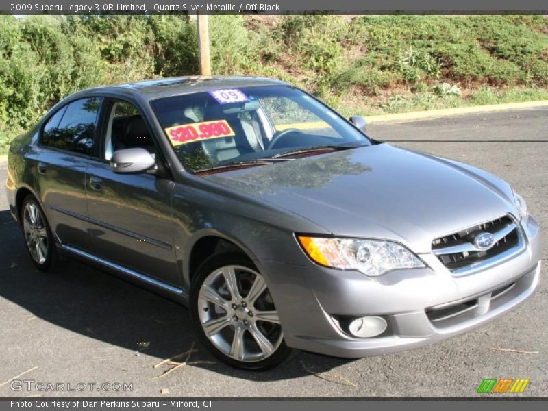 Quartz Silver Metallic / Off Black 2009 Subaru Legacy 3.0R Limited