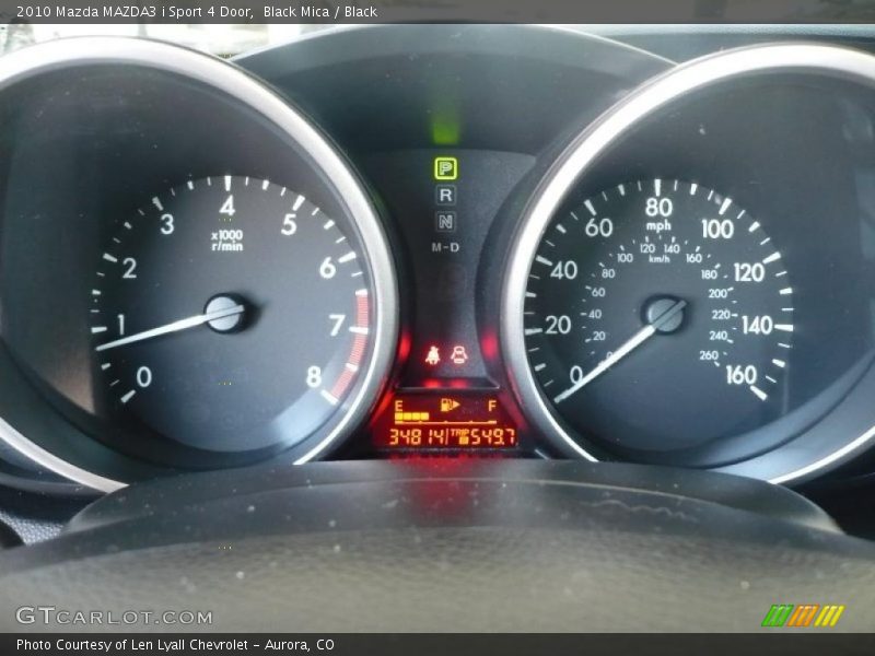 Black Mica / Black 2010 Mazda MAZDA3 i Sport 4 Door