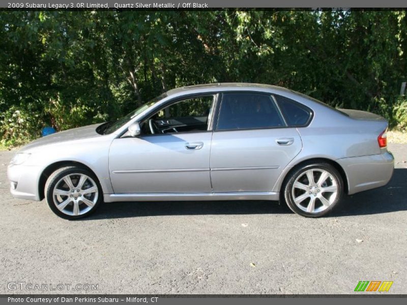 Quartz Silver Metallic / Off Black 2009 Subaru Legacy 3.0R Limited