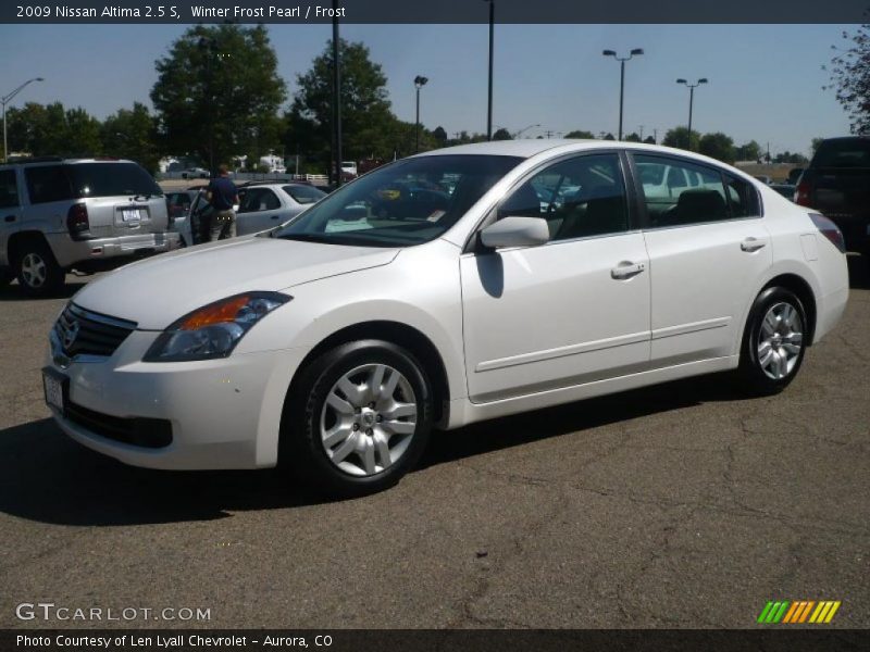 Winter Frost Pearl / Frost 2009 Nissan Altima 2.5 S