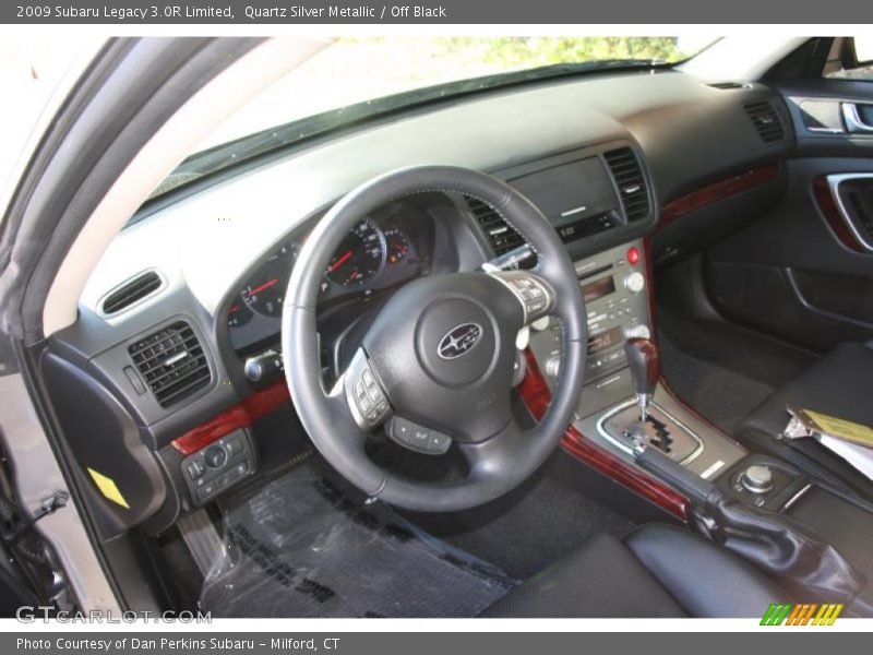 Quartz Silver Metallic / Off Black 2009 Subaru Legacy 3.0R Limited