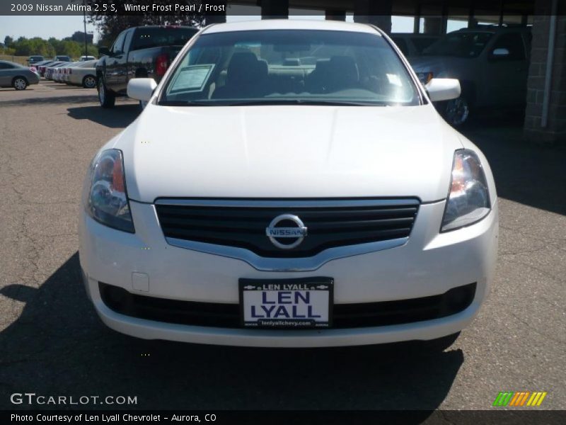 Winter Frost Pearl / Frost 2009 Nissan Altima 2.5 S