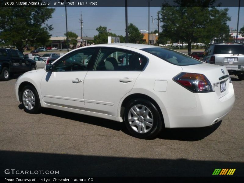Winter Frost Pearl / Frost 2009 Nissan Altima 2.5 S