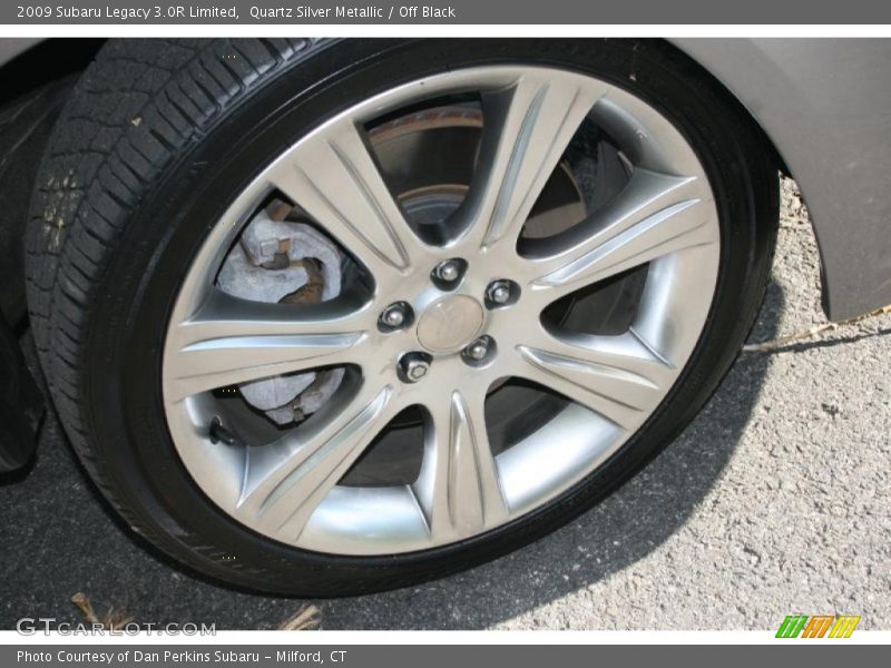 Quartz Silver Metallic / Off Black 2009 Subaru Legacy 3.0R Limited