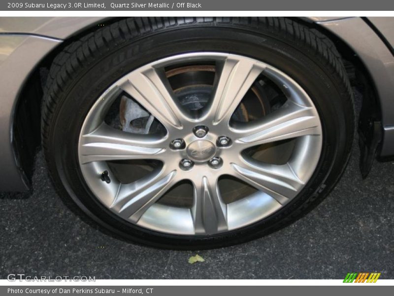 Quartz Silver Metallic / Off Black 2009 Subaru Legacy 3.0R Limited