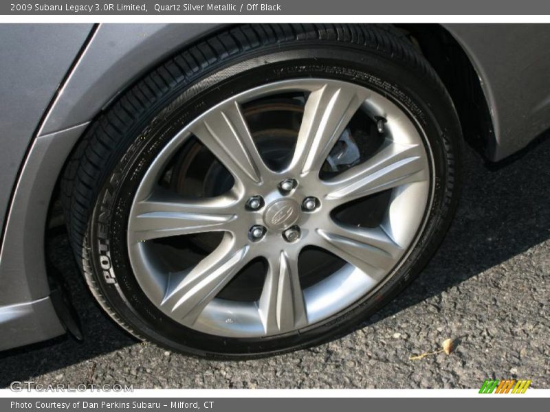 Quartz Silver Metallic / Off Black 2009 Subaru Legacy 3.0R Limited