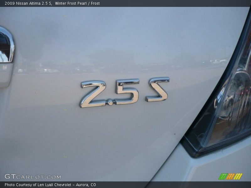 Winter Frost Pearl / Frost 2009 Nissan Altima 2.5 S