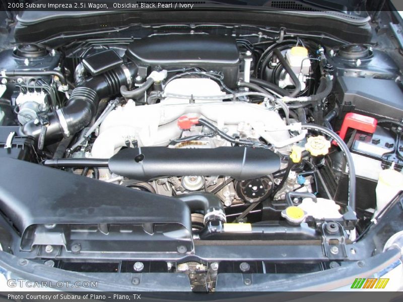 Obsidian Black Pearl / Ivory 2008 Subaru Impreza 2.5i Wagon