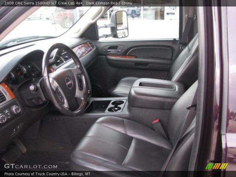 Dark Crimson Red / Ebony 2008 GMC Sierra 3500HD SLT Crew Cab 4x4