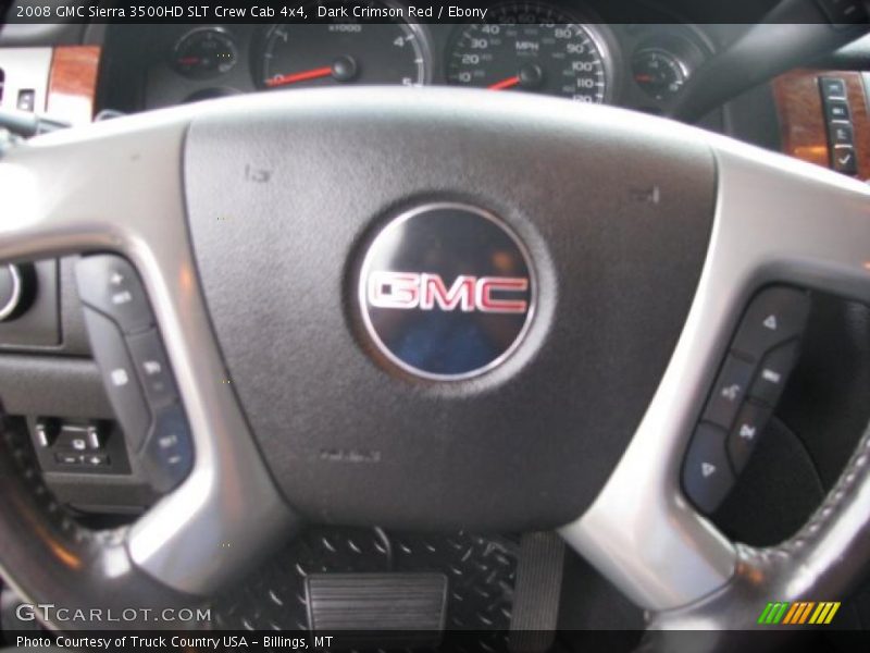 Dark Crimson Red / Ebony 2008 GMC Sierra 3500HD SLT Crew Cab 4x4