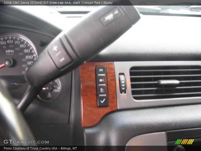 Dark Crimson Red / Ebony 2008 GMC Sierra 3500HD SLT Crew Cab 4x4