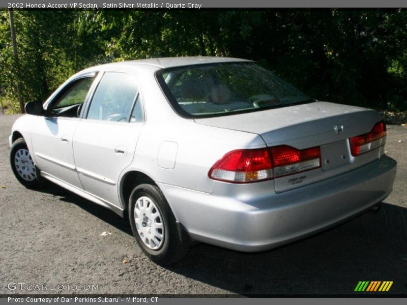 Satin Silver Metallic / Quartz Gray 2002 Honda Accord VP Sedan