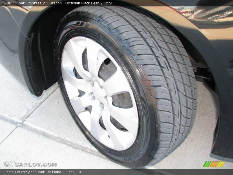 Obsidian Black Pearl / Ivory 2008 Subaru Impreza 2.5i Wagon