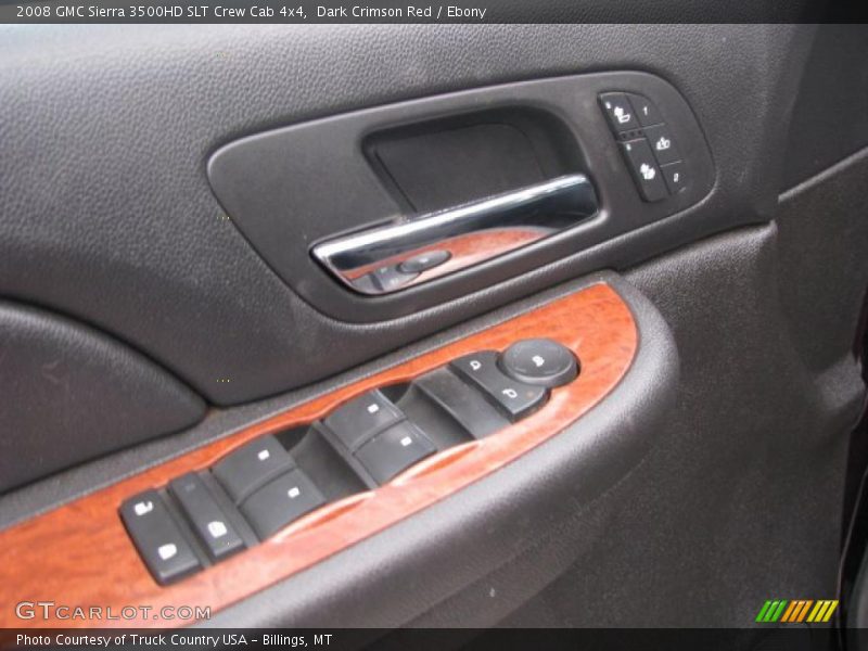 Dark Crimson Red / Ebony 2008 GMC Sierra 3500HD SLT Crew Cab 4x4