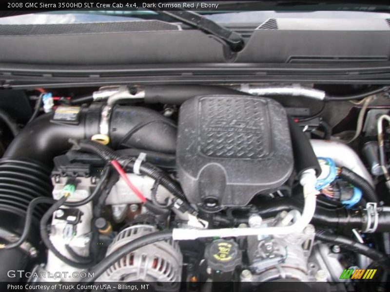 Dark Crimson Red / Ebony 2008 GMC Sierra 3500HD SLT Crew Cab 4x4