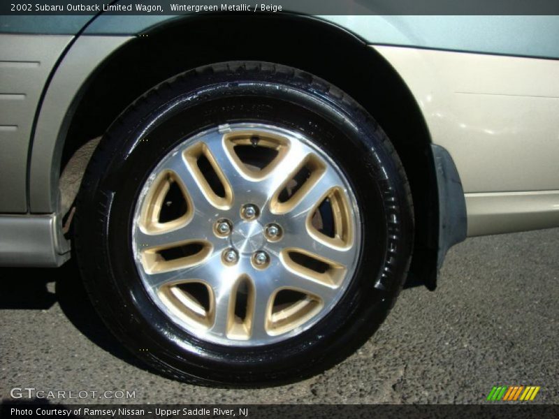 Wintergreen Metallic / Beige 2002 Subaru Outback Limited Wagon