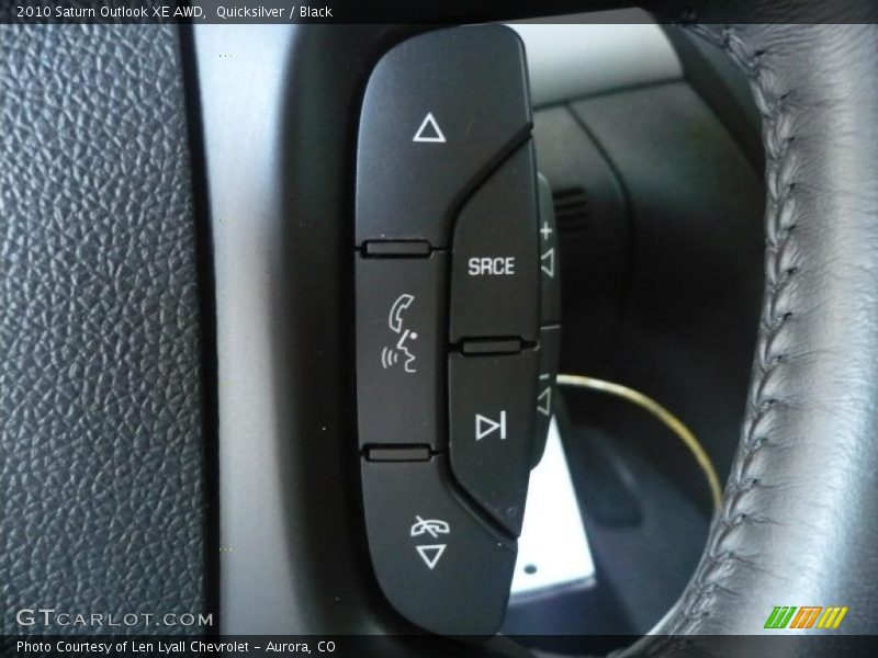 Quicksilver / Black 2010 Saturn Outlook XE AWD