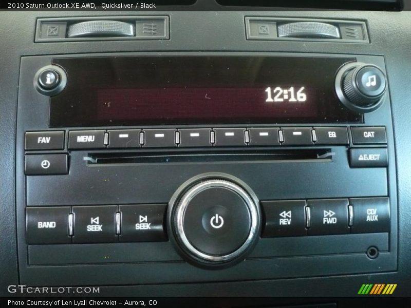 Quicksilver / Black 2010 Saturn Outlook XE AWD