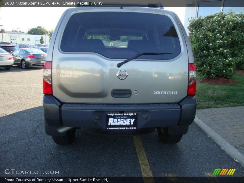 Granite Metallic / Gray 2003 Nissan Xterra SE V6 4x4