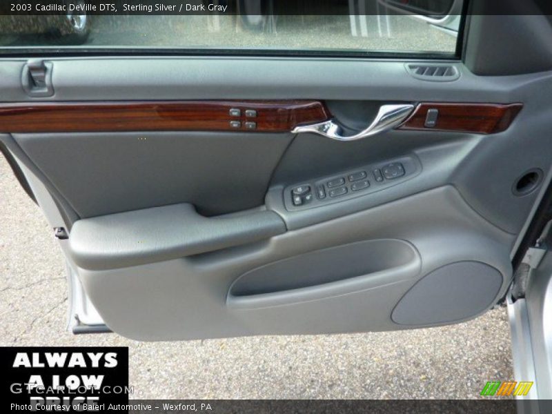 Sterling Silver / Dark Gray 2003 Cadillac DeVille DTS