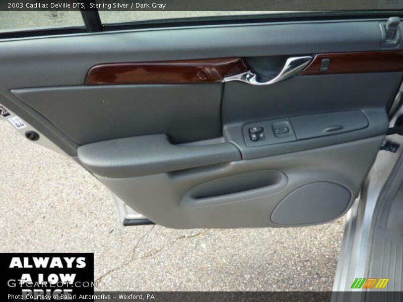 Sterling Silver / Dark Gray 2003 Cadillac DeVille DTS