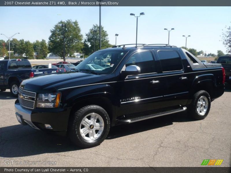 Black / Morocco Brown/Ebony 2007 Chevrolet Avalanche Z71 4WD